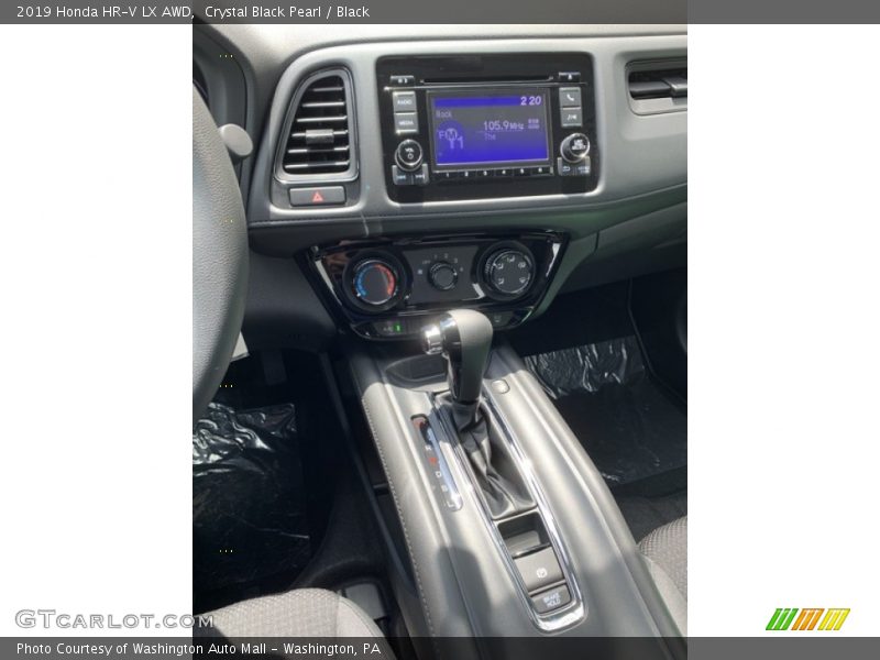 Crystal Black Pearl / Black 2019 Honda HR-V LX AWD