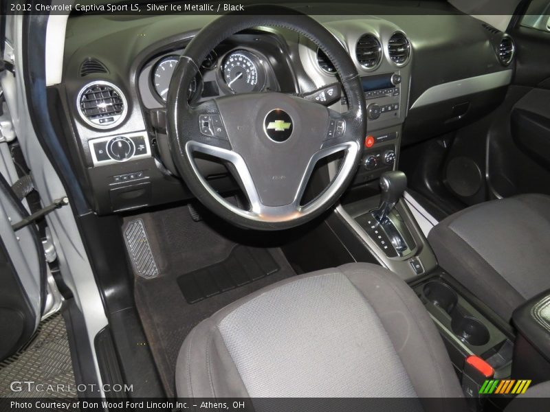 Silver Ice Metallic / Black 2012 Chevrolet Captiva Sport LS