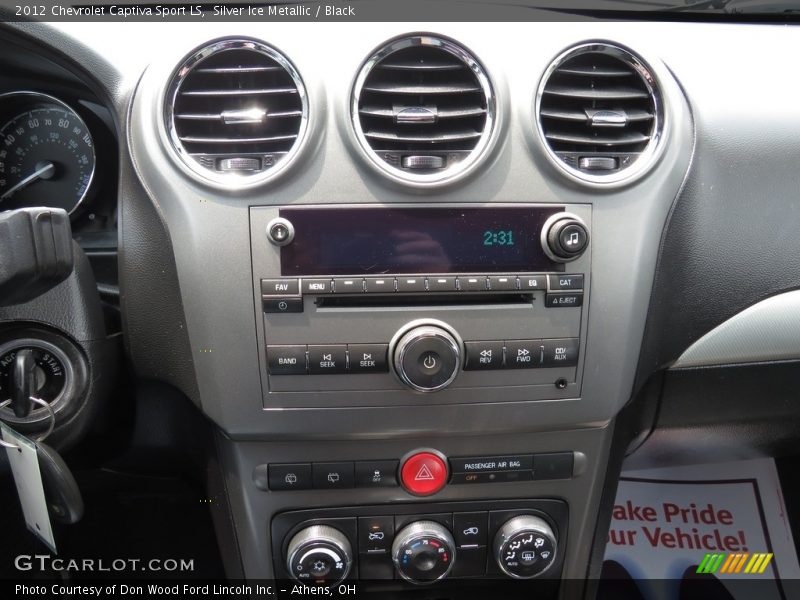 Silver Ice Metallic / Black 2012 Chevrolet Captiva Sport LS