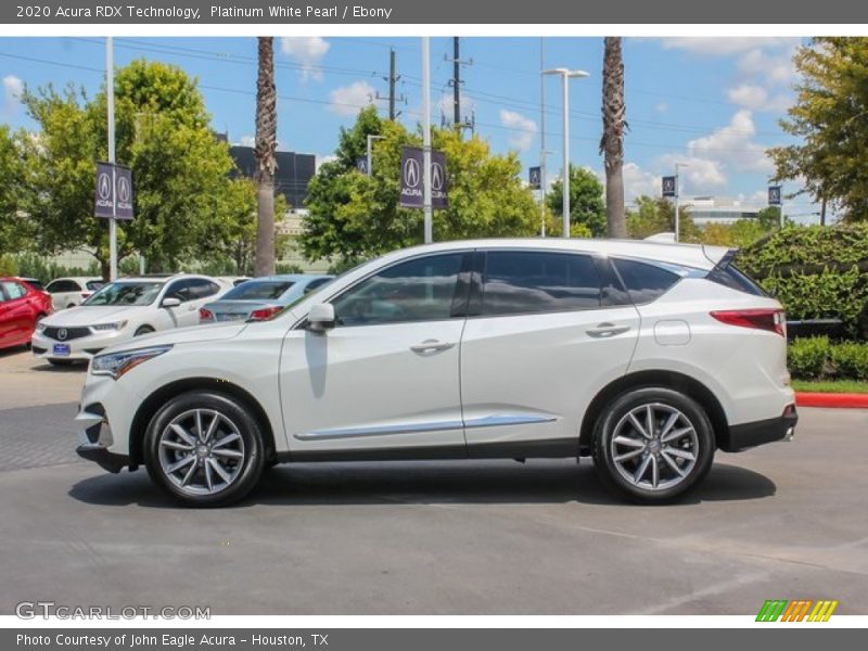 Platinum White Pearl / Ebony 2020 Acura RDX Technology
