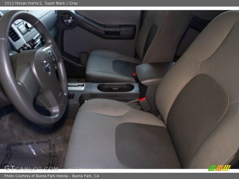 Super Black / Gray 2011 Nissan Xterra S