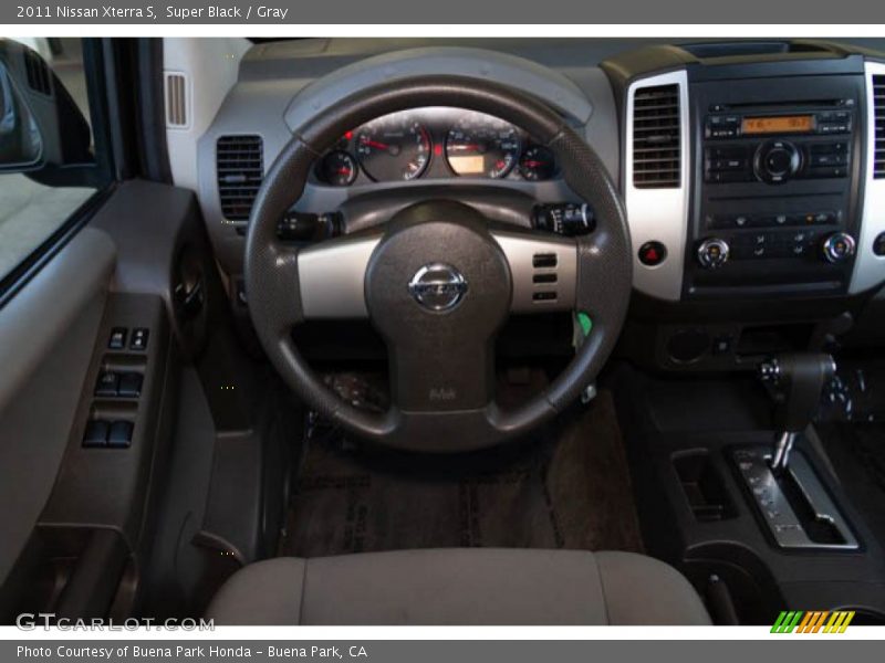 Super Black / Gray 2011 Nissan Xterra S