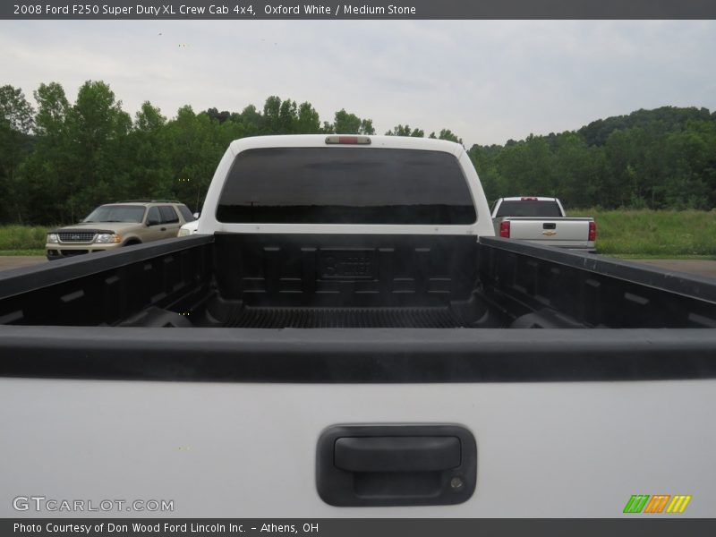 Oxford White / Medium Stone 2008 Ford F250 Super Duty XL Crew Cab 4x4