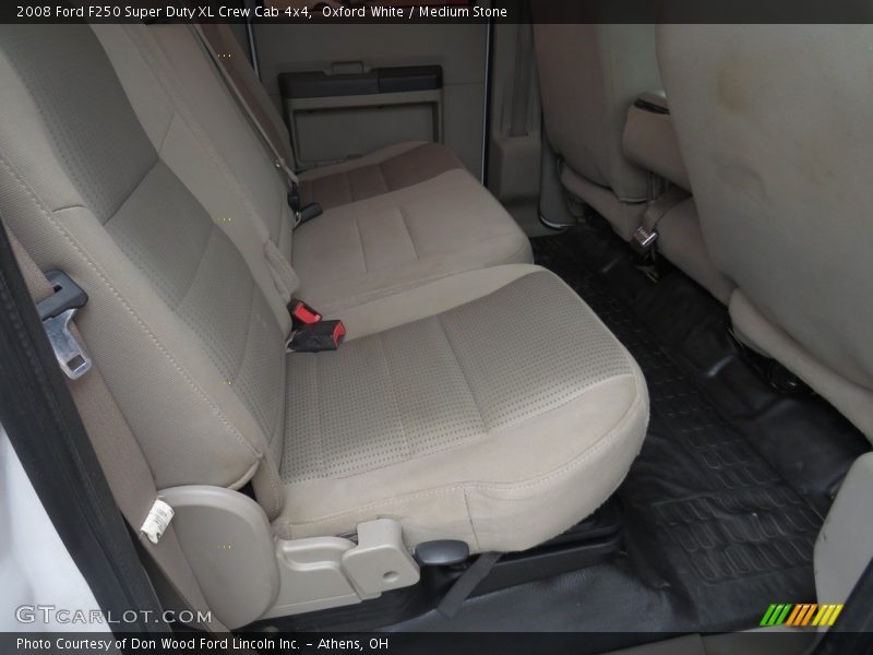 Oxford White / Medium Stone 2008 Ford F250 Super Duty XL Crew Cab 4x4