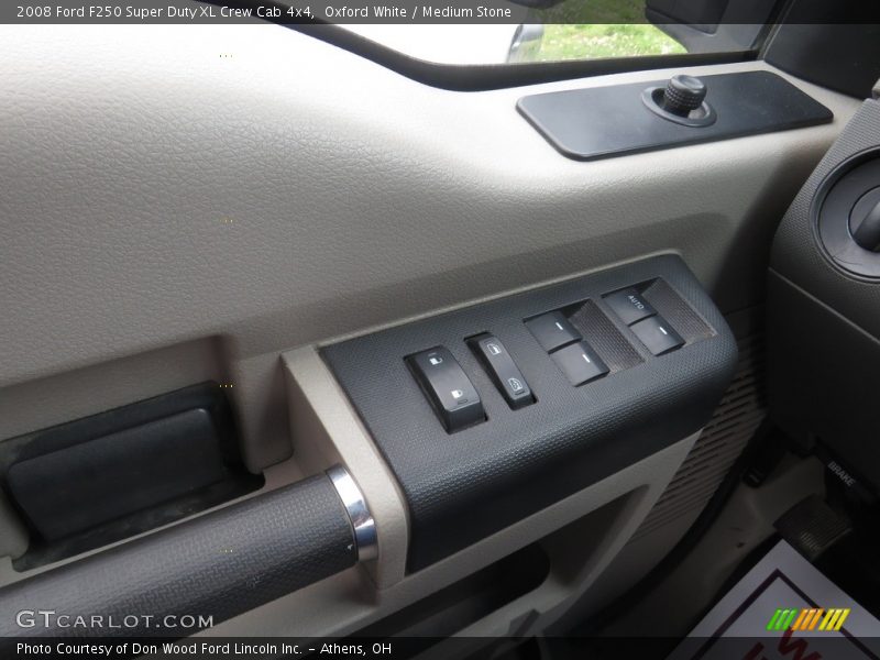 Oxford White / Medium Stone 2008 Ford F250 Super Duty XL Crew Cab 4x4