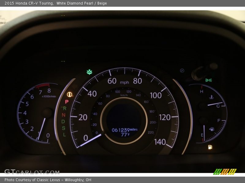 White Diamond Pearl / Beige 2015 Honda CR-V Touring