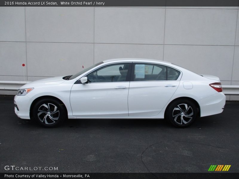 White Orchid Pearl / Ivory 2016 Honda Accord LX Sedan