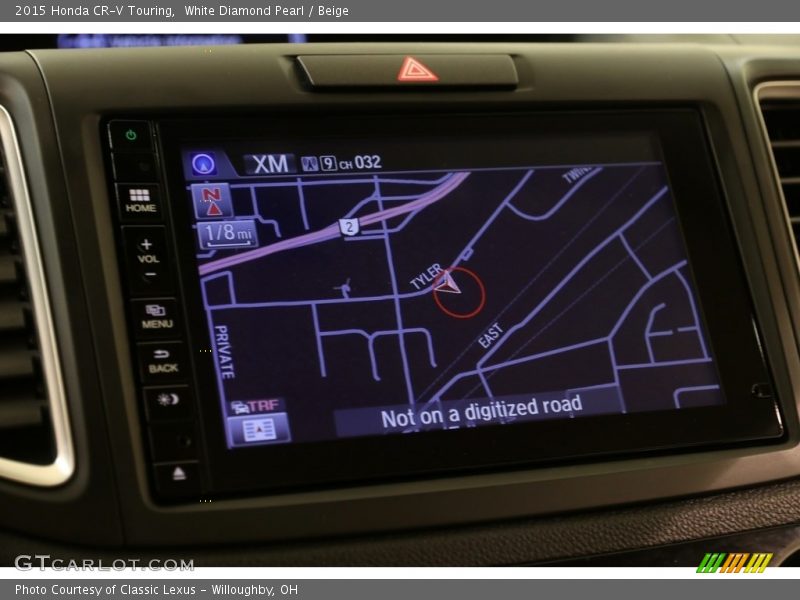 White Diamond Pearl / Beige 2015 Honda CR-V Touring