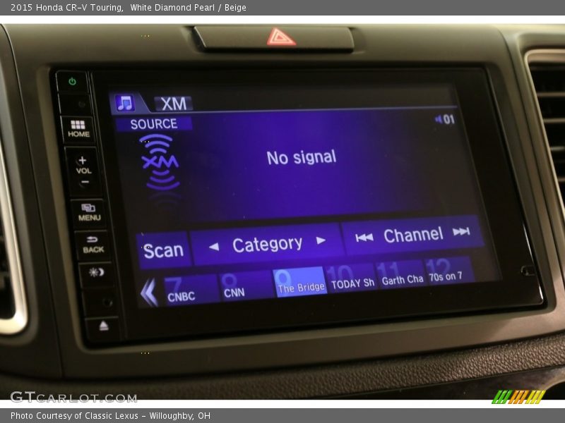 White Diamond Pearl / Beige 2015 Honda CR-V Touring