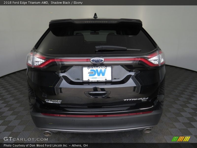 Shadow Black / Ebony 2018 Ford Edge Titanium AWD