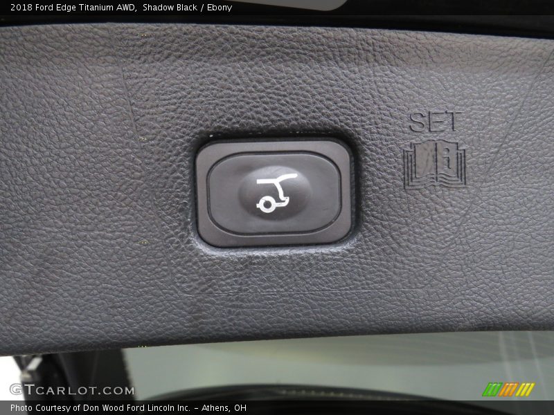 Shadow Black / Ebony 2018 Ford Edge Titanium AWD