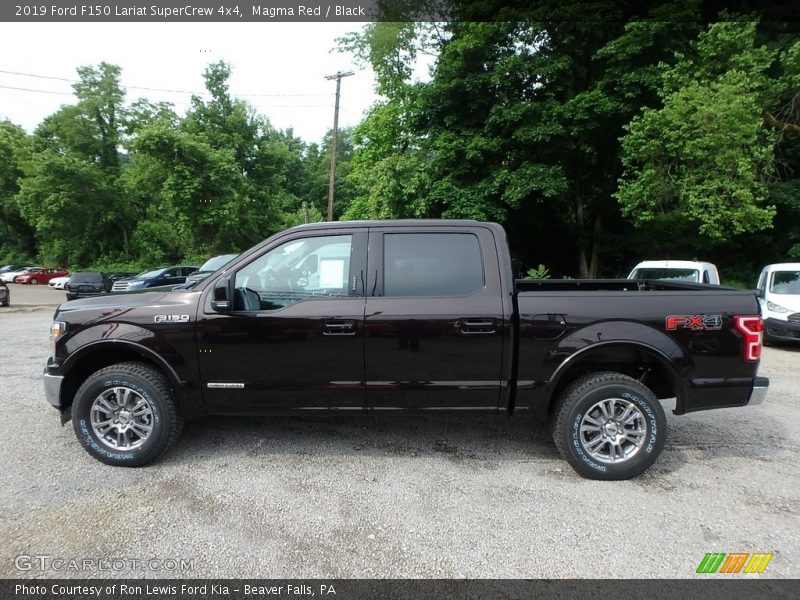 Magma Red / Black 2019 Ford F150 Lariat SuperCrew 4x4