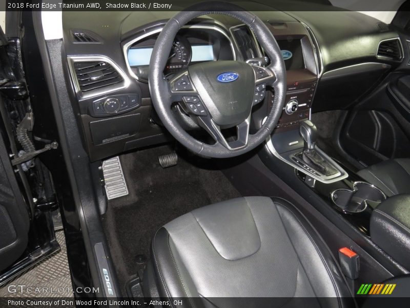 Shadow Black / Ebony 2018 Ford Edge Titanium AWD