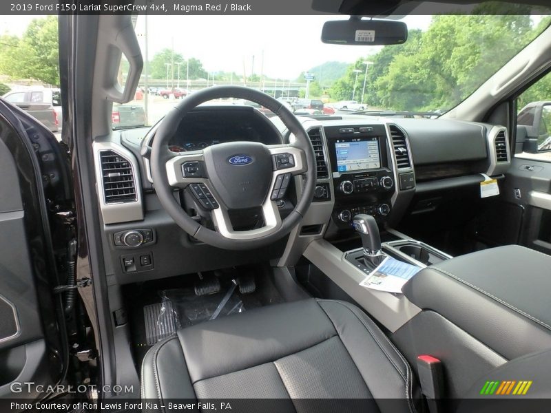  2019 F150 Lariat SuperCrew 4x4 Black Interior