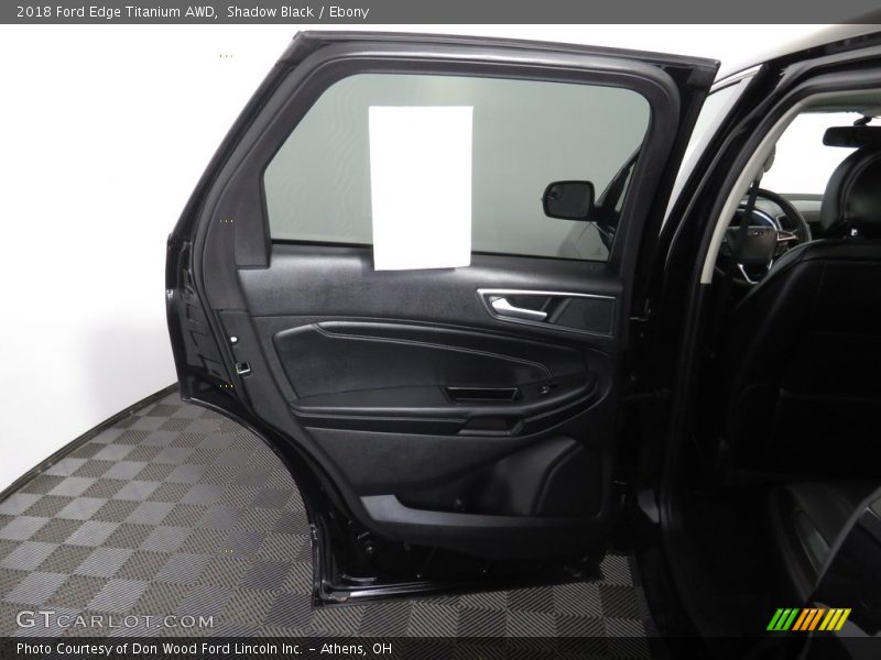 Shadow Black / Ebony 2018 Ford Edge Titanium AWD