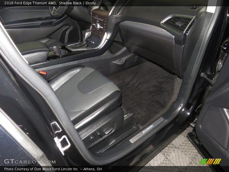 Shadow Black / Ebony 2018 Ford Edge Titanium AWD