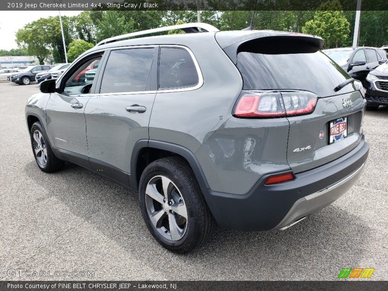 Sting-Gray / Black 2019 Jeep Cherokee Limited 4x4