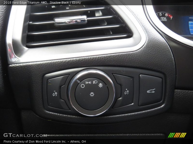 Shadow Black / Ebony 2018 Ford Edge Titanium AWD