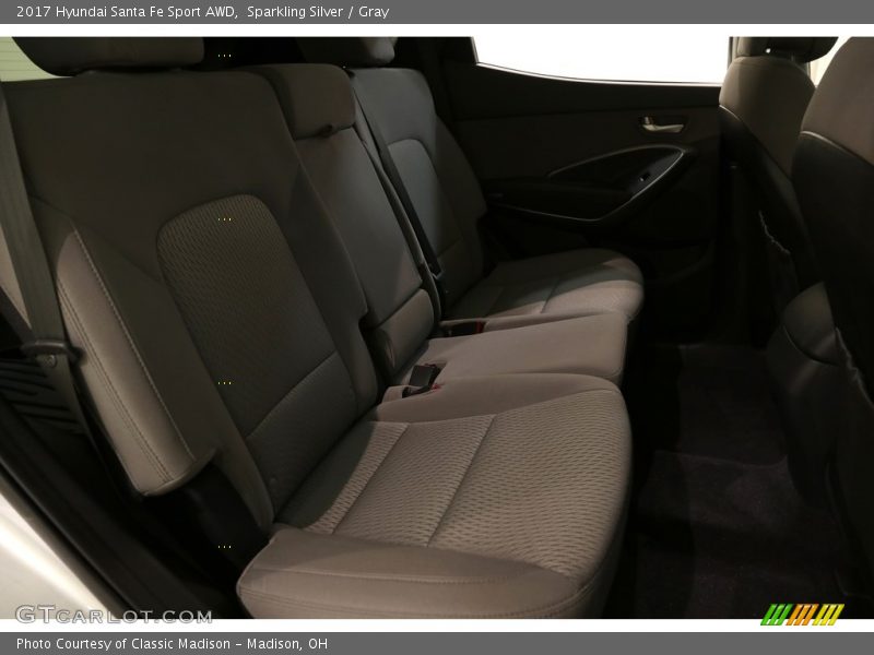 Sparkling Silver / Gray 2017 Hyundai Santa Fe Sport AWD