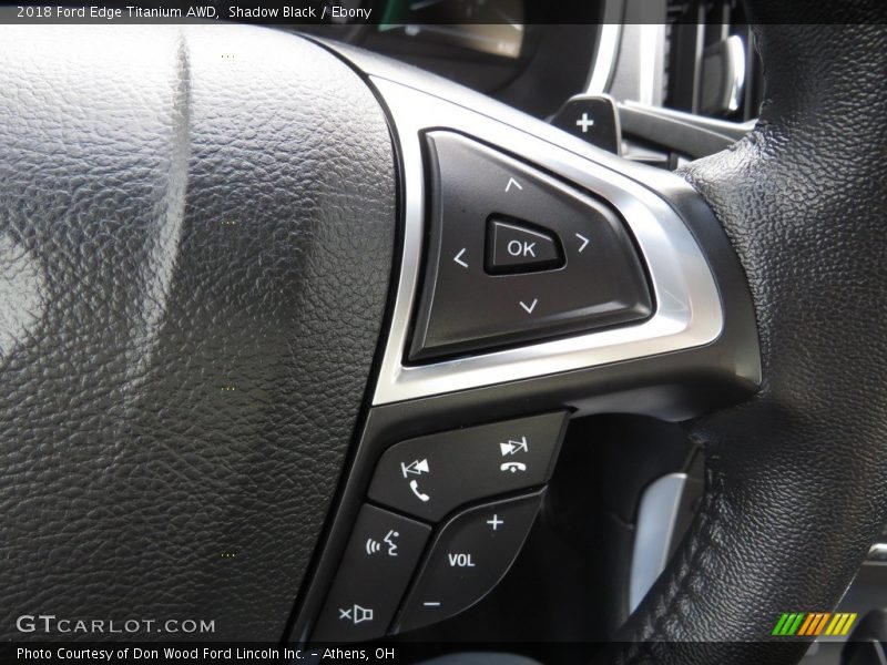 Shadow Black / Ebony 2018 Ford Edge Titanium AWD