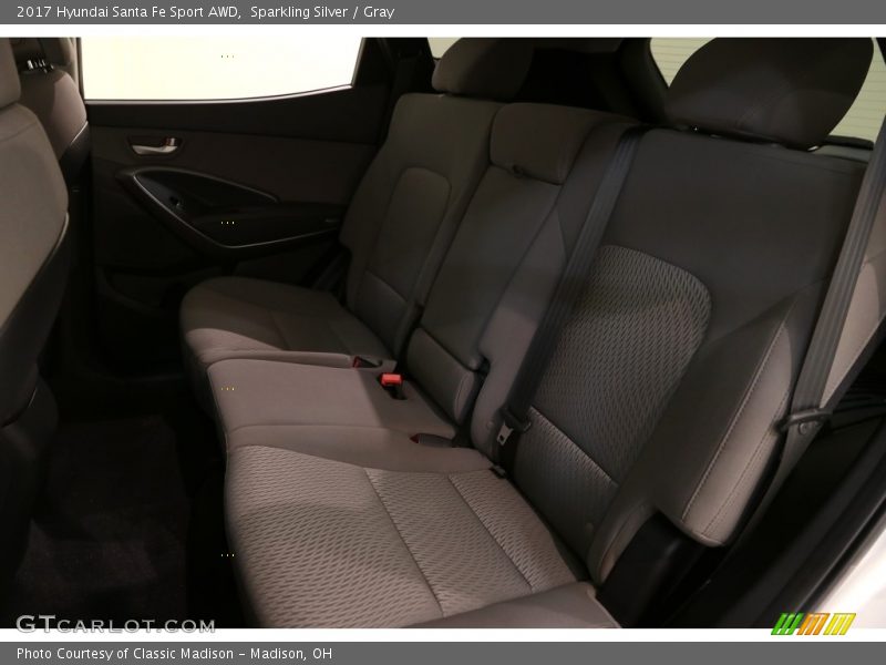 Sparkling Silver / Gray 2017 Hyundai Santa Fe Sport AWD