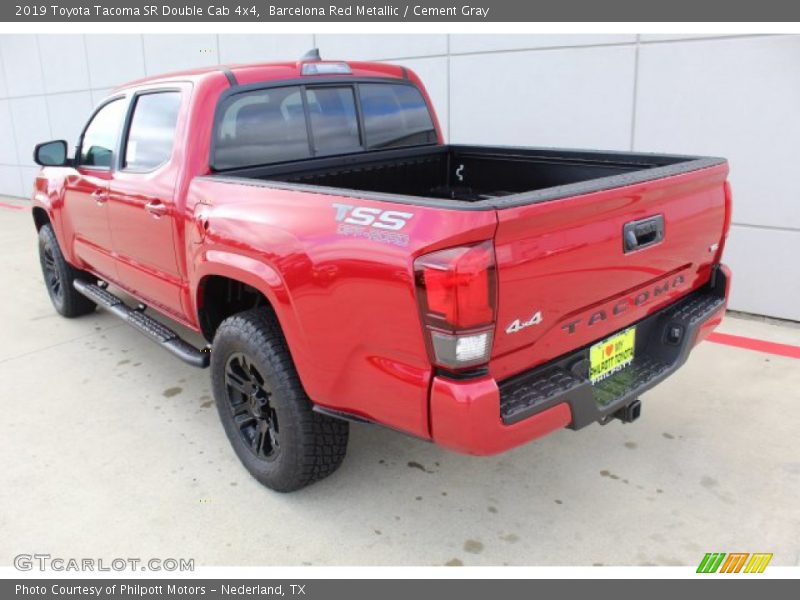 Barcelona Red Metallic / Cement Gray 2019 Toyota Tacoma SR Double Cab 4x4