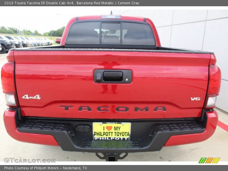 Barcelona Red Metallic / Cement Gray 2019 Toyota Tacoma SR Double Cab 4x4