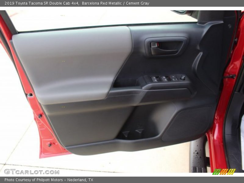 Barcelona Red Metallic / Cement Gray 2019 Toyota Tacoma SR Double Cab 4x4