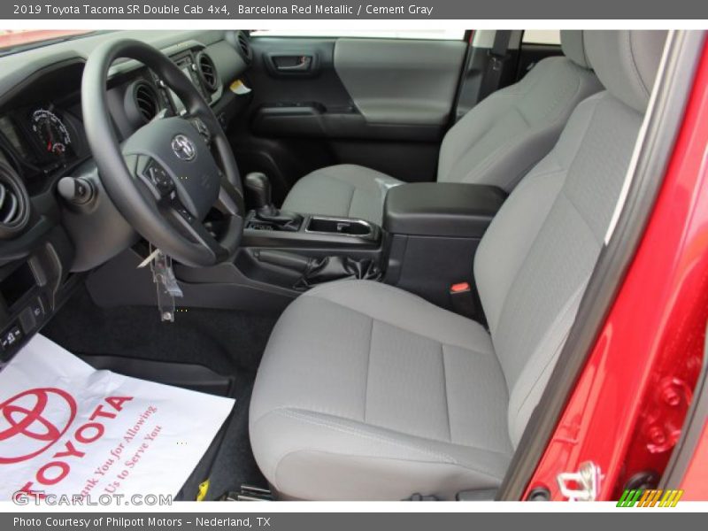 Barcelona Red Metallic / Cement Gray 2019 Toyota Tacoma SR Double Cab 4x4