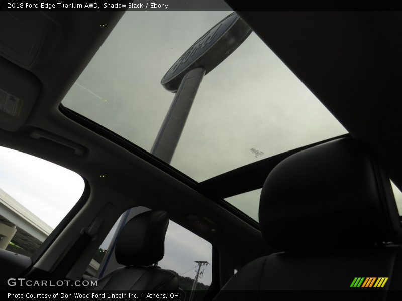 Shadow Black / Ebony 2018 Ford Edge Titanium AWD
