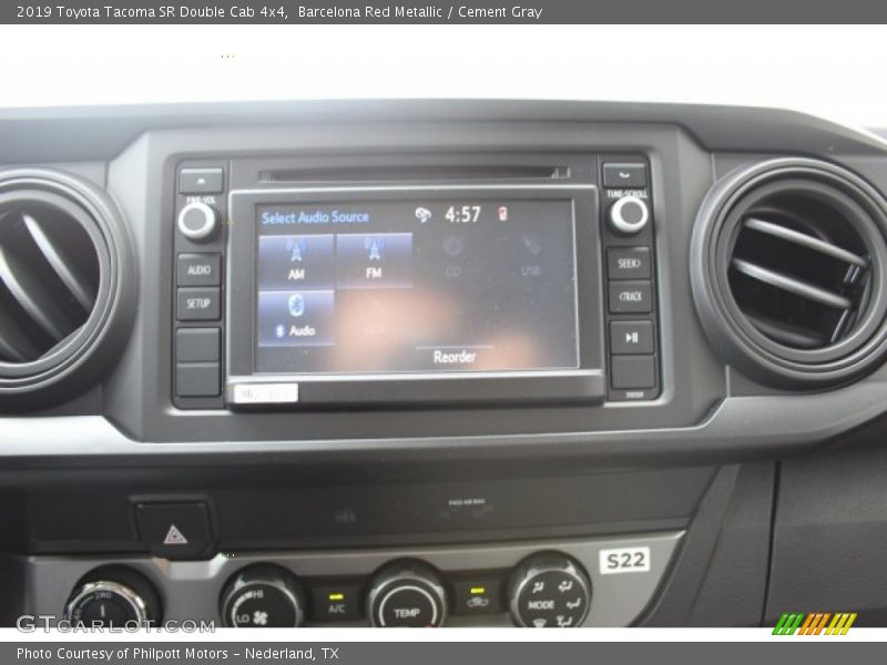 Barcelona Red Metallic / Cement Gray 2019 Toyota Tacoma SR Double Cab 4x4