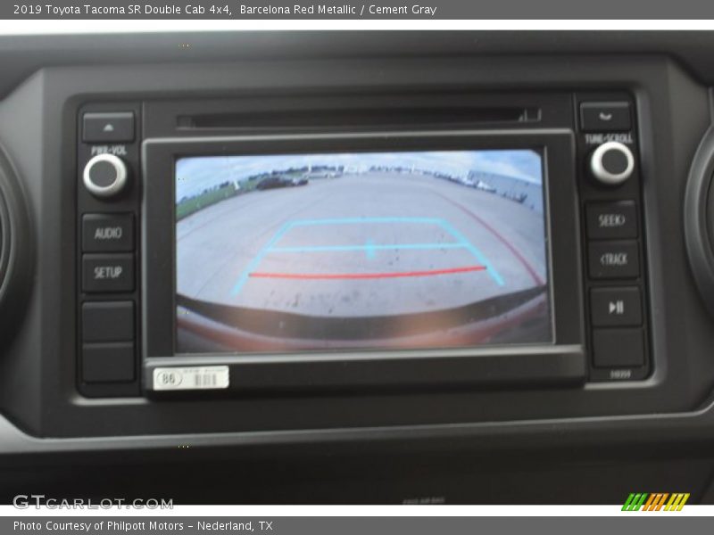 Barcelona Red Metallic / Cement Gray 2019 Toyota Tacoma SR Double Cab 4x4