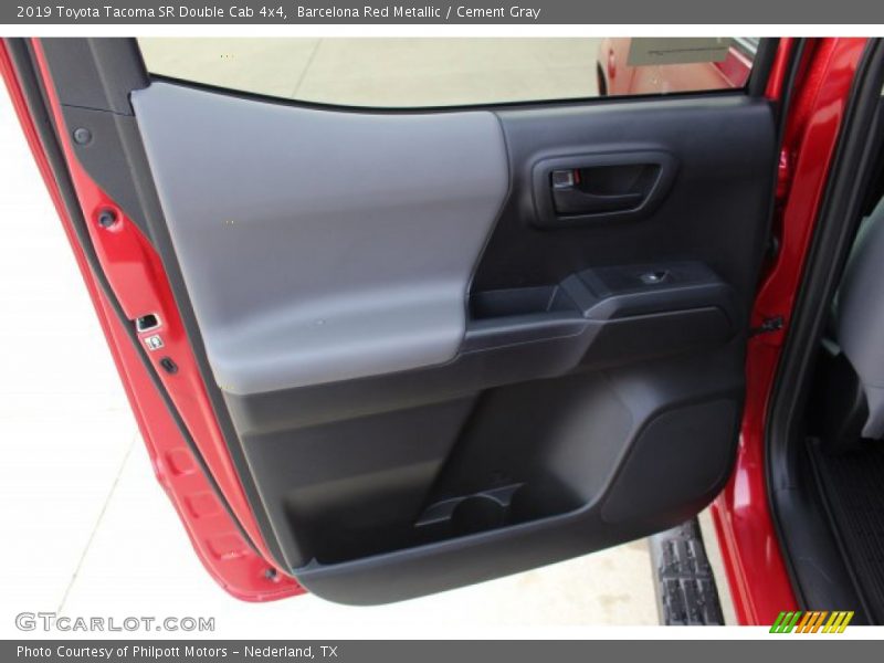 Barcelona Red Metallic / Cement Gray 2019 Toyota Tacoma SR Double Cab 4x4