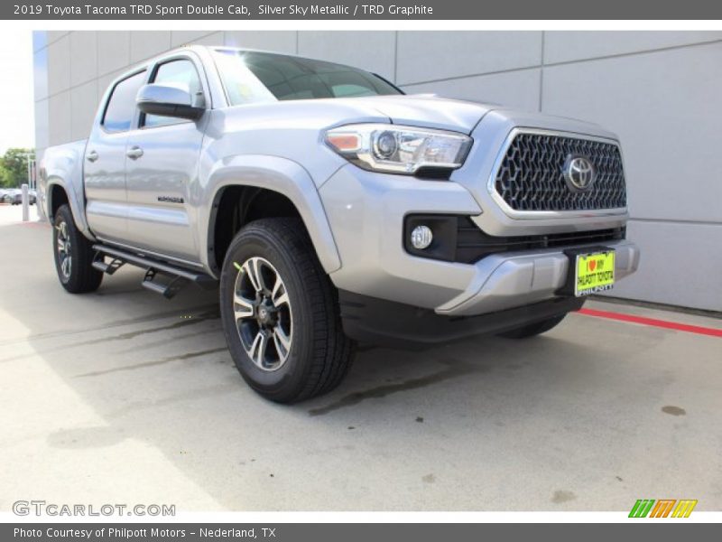 Silver Sky Metallic / TRD Graphite 2019 Toyota Tacoma TRD Sport Double Cab