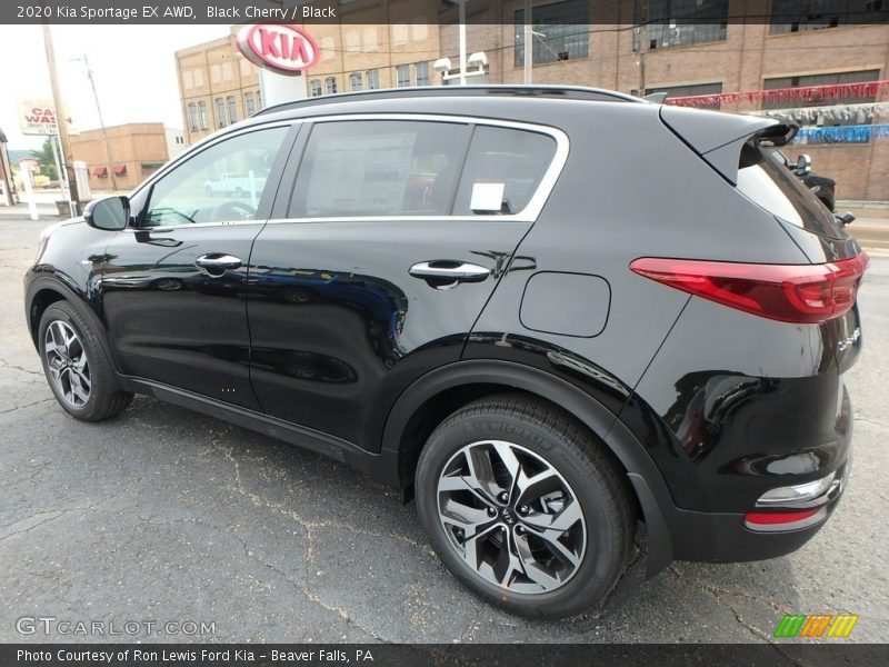 Black Cherry / Black 2020 Kia Sportage EX AWD