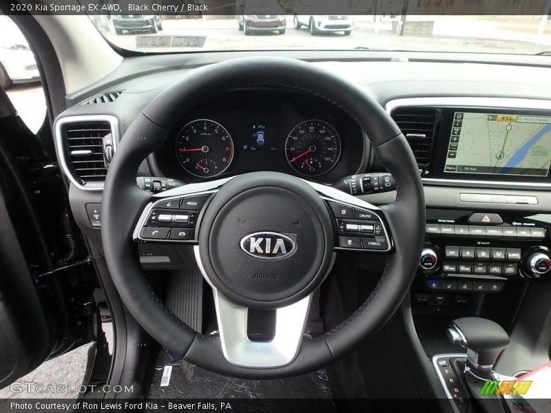 Black Cherry / Black 2020 Kia Sportage EX AWD