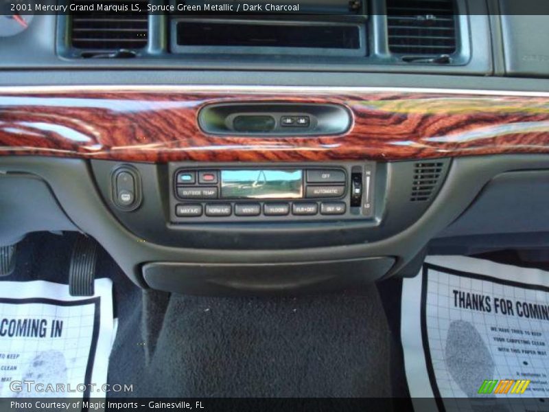 Spruce Green Metallic / Dark Charcoal 2001 Mercury Grand Marquis LS