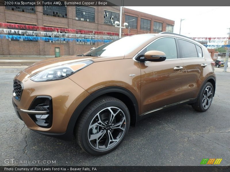 Front 3/4 View of 2020 Sportage SX Turbo AWD