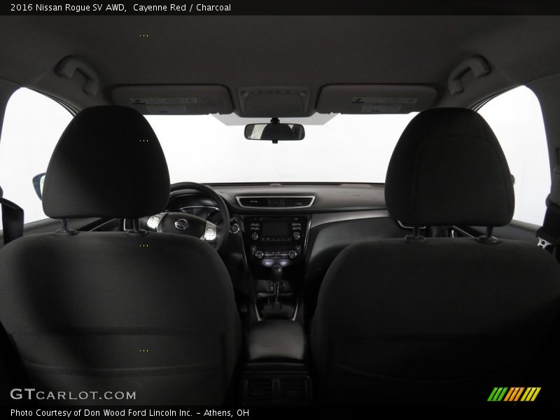 Cayenne Red / Charcoal 2016 Nissan Rogue SV AWD