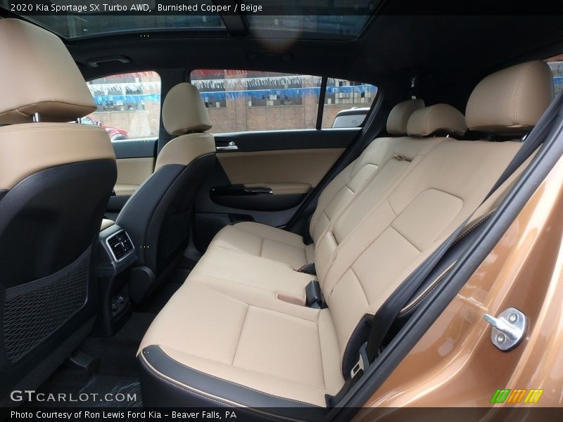 Rear Seat of 2020 Sportage SX Turbo AWD