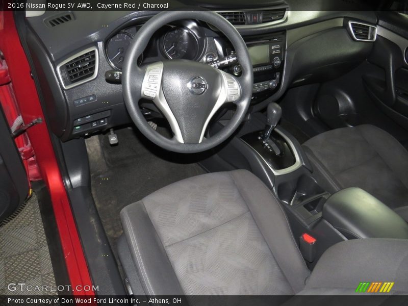 Cayenne Red / Charcoal 2016 Nissan Rogue SV AWD