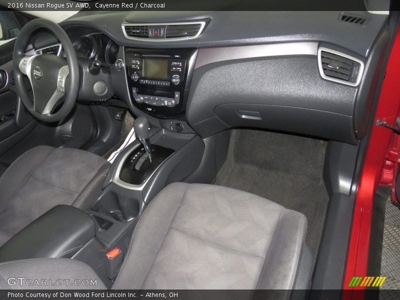 Cayenne Red / Charcoal 2016 Nissan Rogue SV AWD