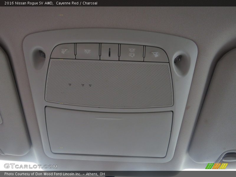 Cayenne Red / Charcoal 2016 Nissan Rogue SV AWD