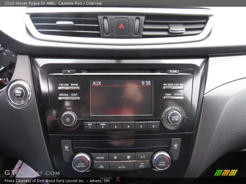 Cayenne Red / Charcoal 2016 Nissan Rogue SV AWD