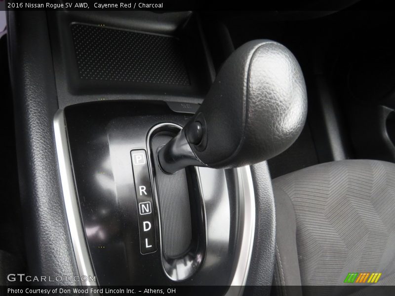 Cayenne Red / Charcoal 2016 Nissan Rogue SV AWD