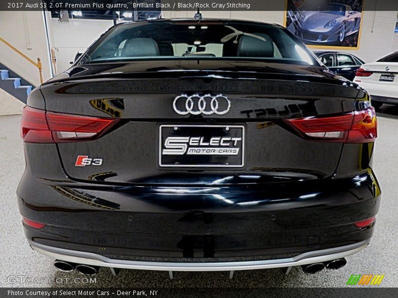 Brilliant Black / Black/Rock Gray Stitching 2017 Audi S3 2.0T Premium Plus quattro