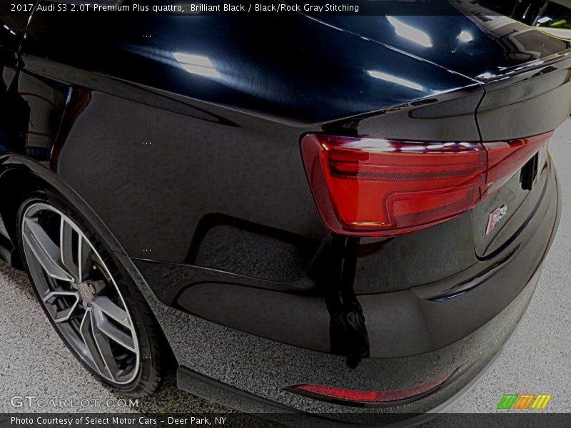 Brilliant Black / Black/Rock Gray Stitching 2017 Audi S3 2.0T Premium Plus quattro