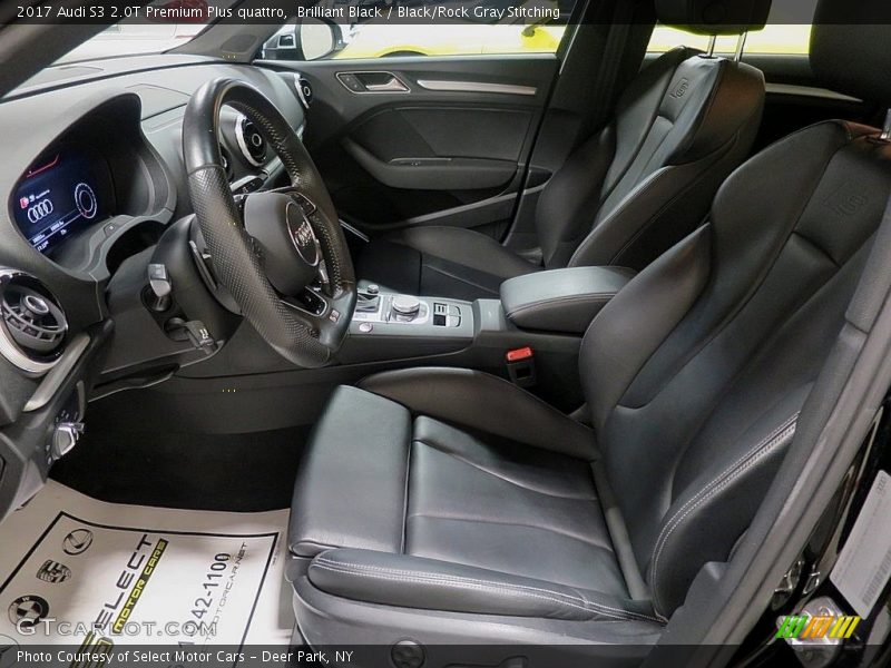 Brilliant Black / Black/Rock Gray Stitching 2017 Audi S3 2.0T Premium Plus quattro