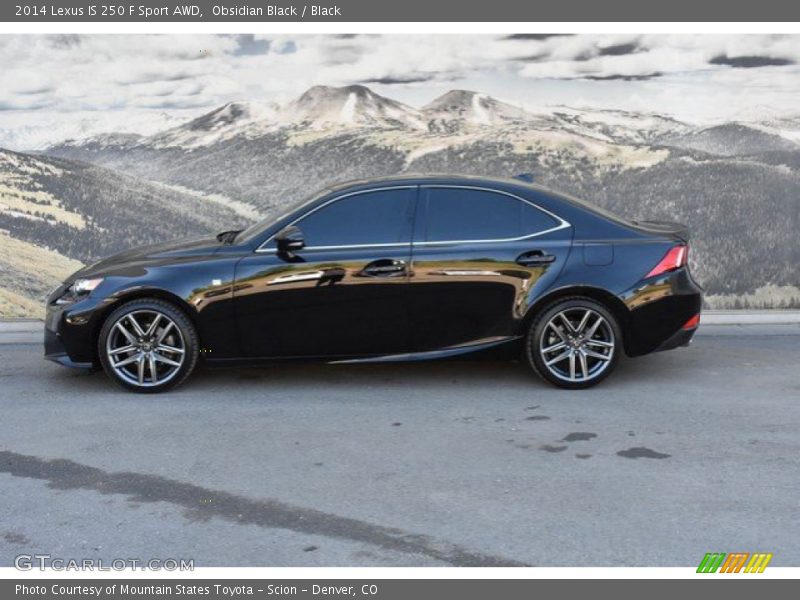 Obsidian Black / Black 2014 Lexus IS 250 F Sport AWD
