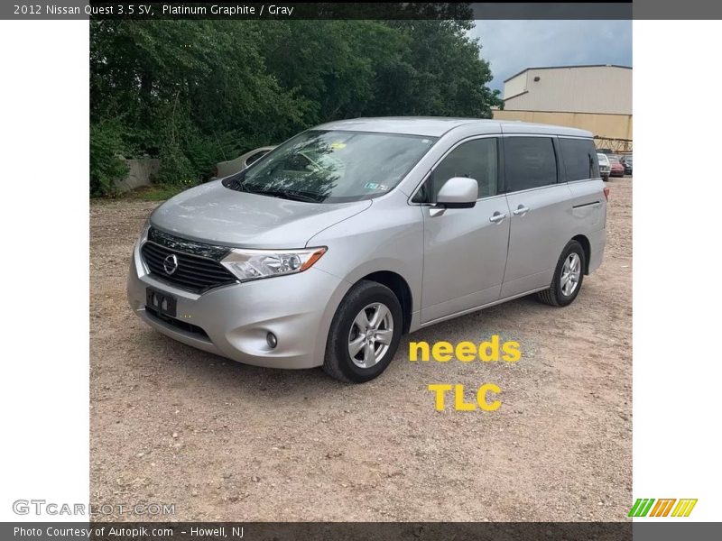 Platinum Graphite / Gray 2012 Nissan Quest 3.5 SV